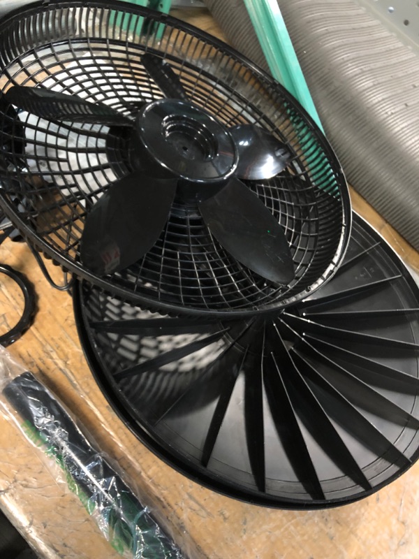 Photo 5 of *FOR PARTS ONLY* NON FUNCTIONAL
Lasko Elegance & Performance Pedestal Fan, 18 Inch, Black 1827 & 1820 18? Elegance & Performance Adjustable Pedestal, White-Features Oscillating Movement Tilt-back Fan Head, 2.3