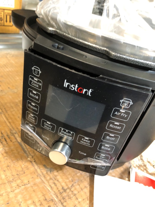 Photo 6 of *FOR PARTS ONLY* READ NOTES
Instant Pot Duo Crisp Ultimate Lid, 13-in-1 Air Fryer and Pressure Cooker Combo, Sauté, Slow Cook, Bake, Steam, Warm, Roast, Dehydrate, Sous Vide, & Proof, App With Over 800 Recipes, 6.5 Quart 6.5QT Ultimate