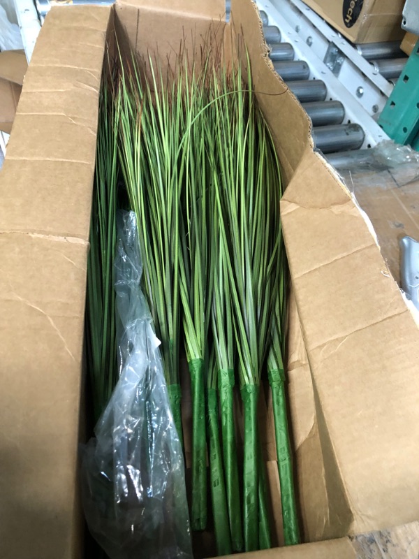 Photo 3 of 10 Pack Artificial Plants 27 Inch Tall Onion Grass Greenery Fake Grass Faux Greenery