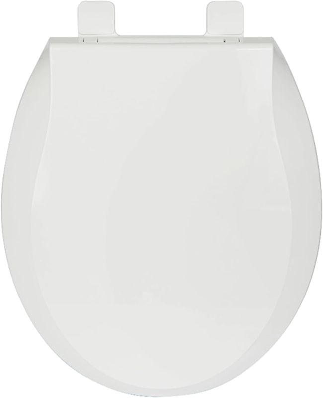 Photo 1 of (STOCK PHOTO FOR REFERENCE, DAMAGED CHECK PHOTOS)
American Standard MightyTuff Plastic White Elongated Soft Close Toilet Seat