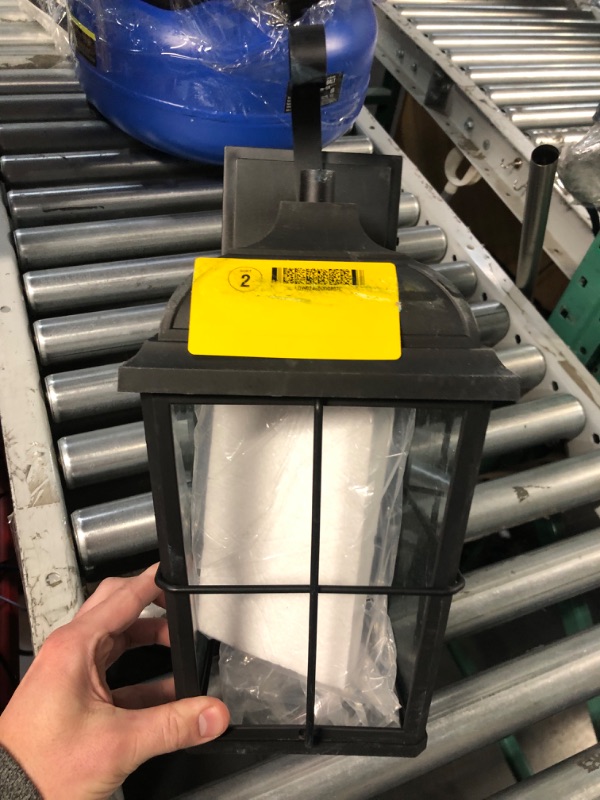 Photo 1 of (BROKEN GLASS, SOLD FOR PARTS,  CHECK PHOTOS)
Maxxima LED Porch Lantern Outdoor Wall Light -