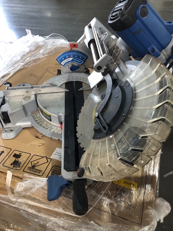 Photo 5 of **PARTS ONLY READ NOTES***Kobalt Compact 12-in 15-Amp Dual Bevel Sliding Compound Corded Miter Saw
