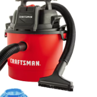 Photo 1 of (PARTS ONLY, DOES NOT TURN ON)  NON REFUNDABLE
CRAFTSMAN 2.5-Gallons 2-HP Corded Wet/Dry Shop Vacuum with Accessories Included
