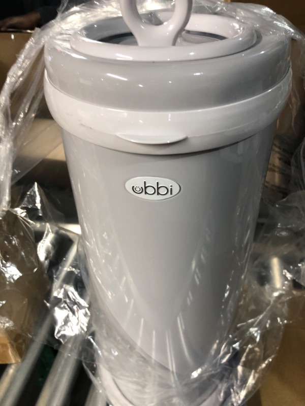 Photo 2 of (MINOR SCRATCHES)
Ubbi Steel Odor Locking, No Special Bag Required Money Saving, Awards-Winning, Modern Design Registry Must-Have Diaper Pail, Gray