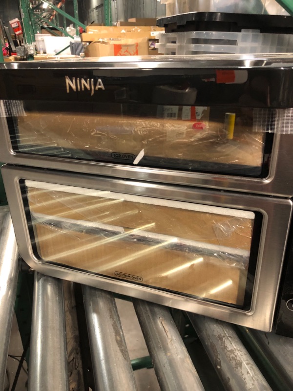 Photo 3 of (MINOR SCRATCHES, CHECK PHOTOS)
Ninja DCT401 12-in-1 Double Oven with FlexDoor, FlavorSeal & Smart Finish, Rapid Top Oven,, Stainless Steel