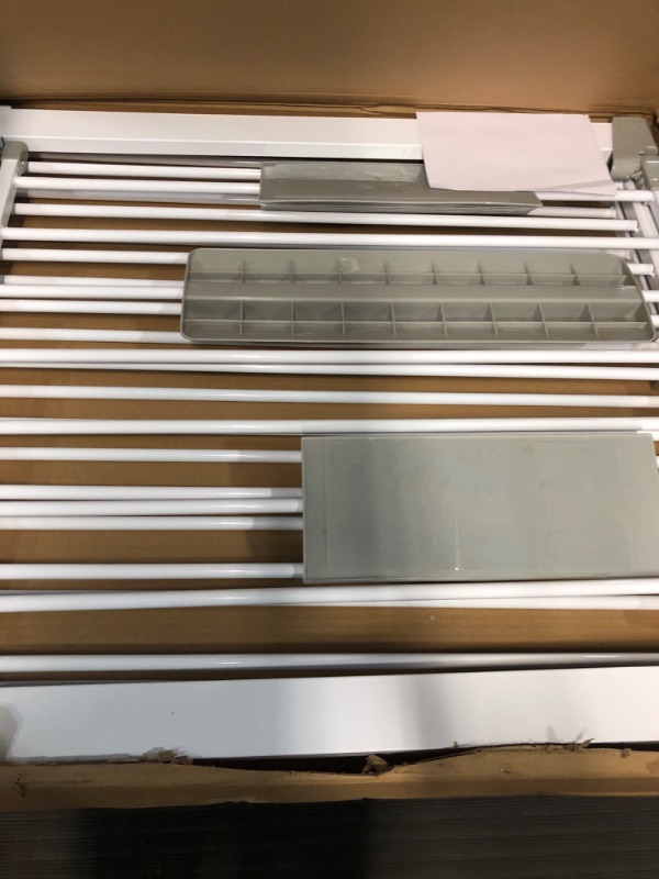 Photo 1 of (OPENED FOR INSPECTION)
Extra Wide Baby Gate for Stairs,White, Easy Walk Thru Durability Dog Gates for The House Indoor. 85.5-88.5inch width