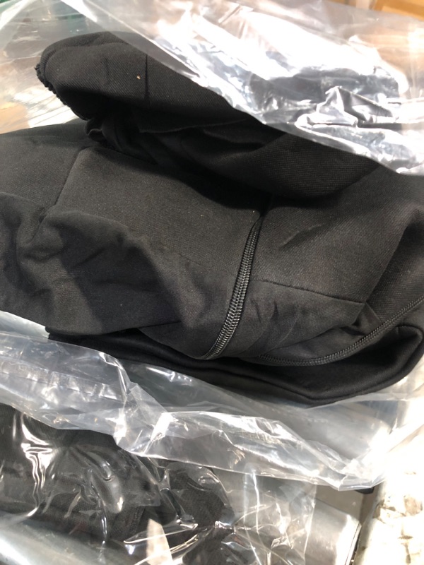 Photo 2 of FH Group Car Seat Covers Full Set Cloth, Universal Fit combo, Automotive Seat Covers, ,Van Black