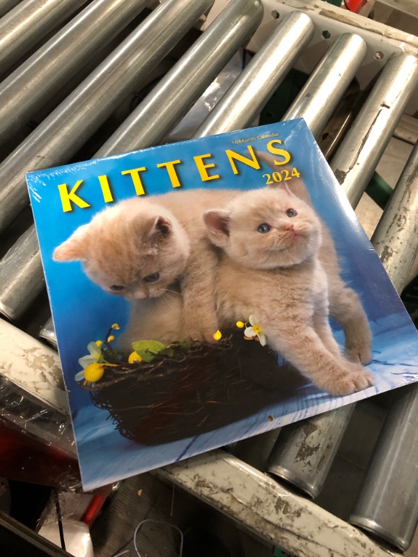 Photo 2 of Kittens 2023 Hangable Wall Calendar - 12" x 24" Open - Cute Kitty Cat Photo Gift - Sturdy Thick Beautiful Kitten Photography - Large Full Page 16 Months for Organizing & Planning - Includes 2022