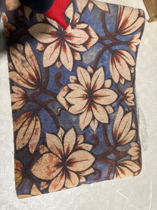 Photo 3 of  Door Mat Flower 30x17 Inch, Spring Door Mats for Front Door, 