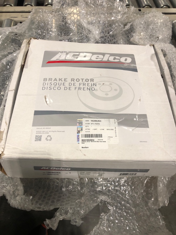 Photo 2 of ACDelco Silver 18A1321A Rear Disc Brake Rotor