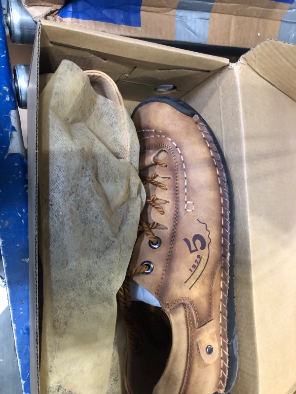 Photo 1 of alcubieree Mens Leather Casual Shoes Comfortable Fashion Sneakers Loafers Lightweight Dress Walking Driving Shoes for Men?Size 7.5-13? https://a.co/d/dm9oQ3G