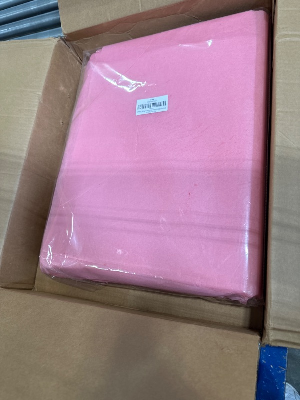 Photo 3 of 480 Sheets Bulk Pink Tissue Paper - 20" x 30" Packing Paper Sheets for Moving - 10lb Wrapping Paper - Newsprint Paper for Packing, Gift Wrapping, Moving Supplies & Protecting Crown Display