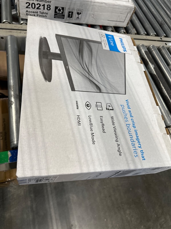 Photo 1 of PHILIPS Computer Monitors 22 inch Class Thin Full HD (1920 x 1080) 75Hz Monitor, VESA, HDMI & VGA Port, 4 Year Advance Replacement Warranty, 221V8LN 22" Class Full HD | VA