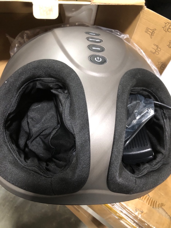 Photo 3 of Breo Shiatsu Foot Massager Machine with Soothing Heat for Plantar Fasciitis & Neuropathy, Relax Gifts for Family, Mom, Dad, Christmas, Fits Feet Up to Men Size 12LPNPMCC4824869
