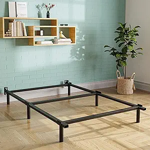 Photo 1 of **USED** Bed-Frame-Twin XL, 9 Inch Metal Twin-Bed-Frame for Box Spring, Quick & Easy Assembly, Heavy Duty Twin XL Size Bed Frame Noise Free, Black