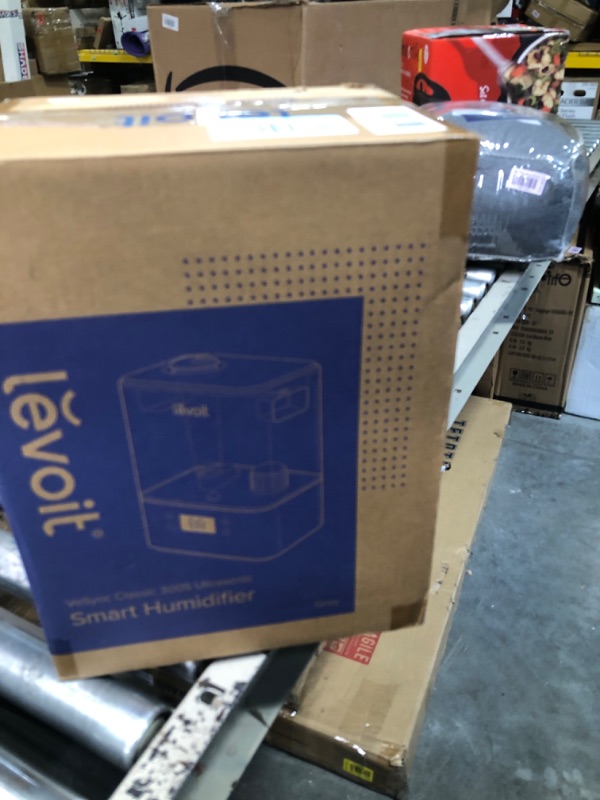 Photo 2 of **USED** LEVOIT Humidifiers for Bedroom Large Room Home, 6L Cool Mist Top Fill Essential Oil Diffuser for Baby and Plants, Smart App & Voice Control, Rapid Humidification and Humidity Setting, Quiet Sleep Mode App Smart Control Gray