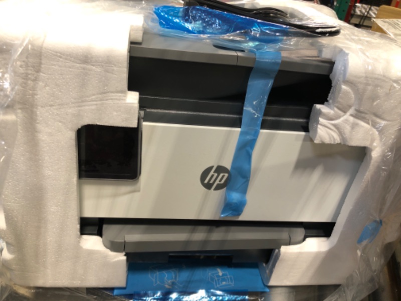 Photo 1 of HP OfficeJet Pro 9015e Wireless Color All-in-One Printer with bonus 6 months Instant ink with HP+ (1G5L3A),Gray