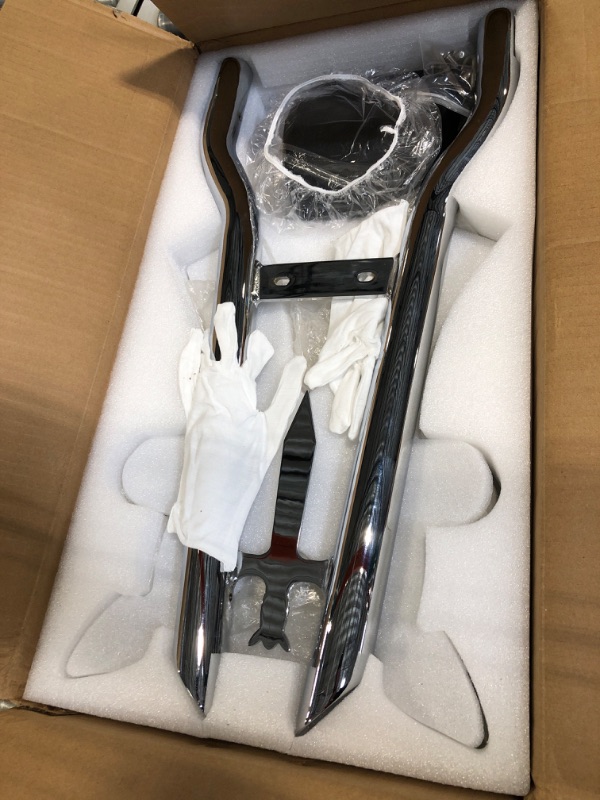 Photo 1 of 30" Chrome H Sissy Bar Passenger Backrest Rear Pad Compatible for Indian Chieftain Roadmaster Springfield Challenger Chief Vintage Pursuit Dark Horse Accessories 2014-2023