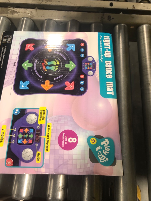 Photo 2 of Dance Mat Toys for 3-12 Year Old Girls & Boys, Dance Mats with Light Up 8-Buttons & Wireless Bluetooth, Music Dance Toy with 5 Modes Game, Birthday Xmas Gifts for 3 4 5 6 7 8 9 10+ Year Old Girls Boys Multicolored