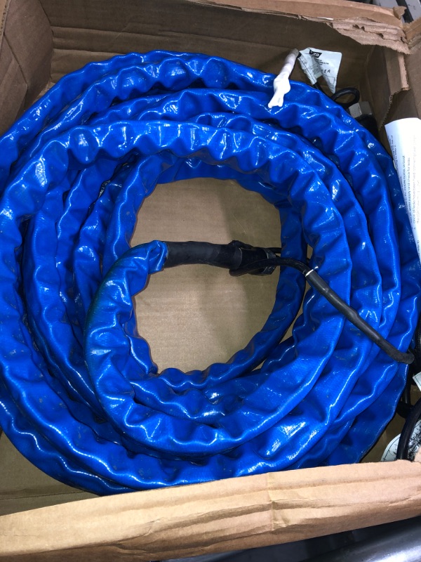 Photo 2 of 15FT Heated Water Hose for RV,-20 ? Antifreeze Heated Fresh Water Hose with Adapter for Connection to Either End of Hose,for RV/Camper/Home/Garden, RV Accessories