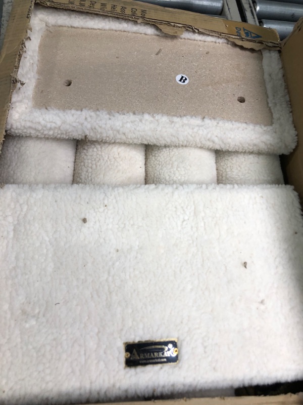 Photo 1 of Armarkat Pet Steps, 3-steps, B3001, Ivory 17"(W)x25"(D)x25"(H), each platform 9" Deep