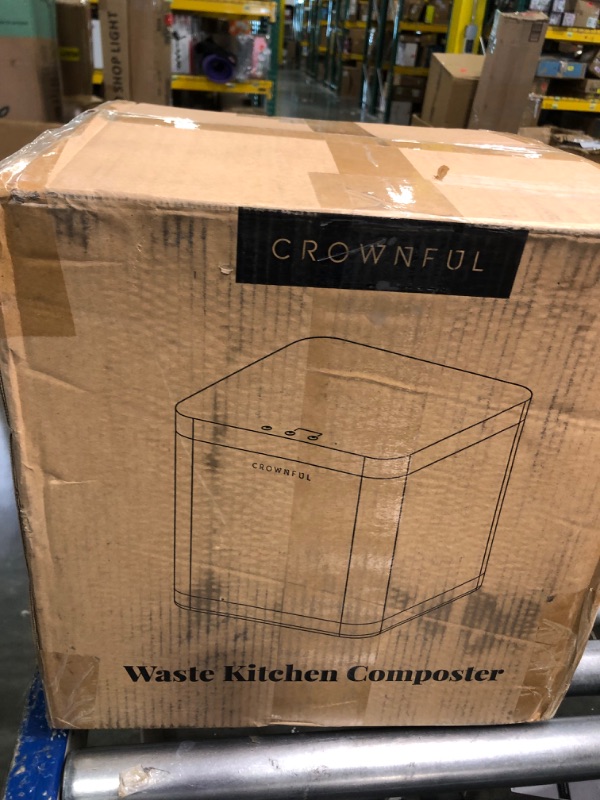 Photo 3 of ** FOR PARTS ONLY ** CROWNFUL Smart Waste Kitchen Composter with 3.3L Capacity 4" Portable Small Compact Design