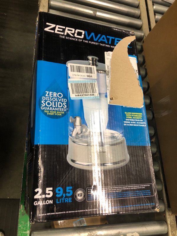 Photo 2 of ***FOR PARTS ONLY***
ZeroWater 40-Cup Water Filter Dispenser - NSF Certified 0 TDS Water Filter to Remove Lead, Heavy Metals, PFOA/PFOS, Improve Tap Water Taste 40 Cup