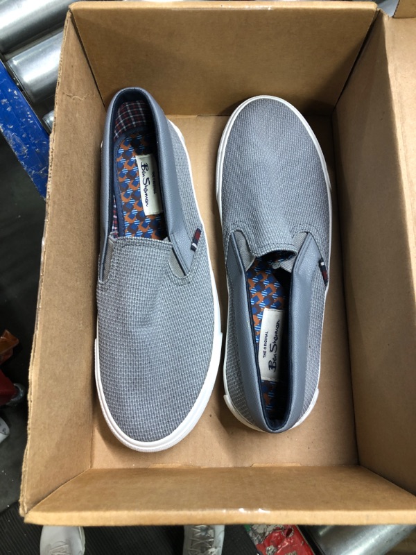 Photo 3 of Ben Sherman Men's, Percy Slip-On Sneaker Grey Mens 9