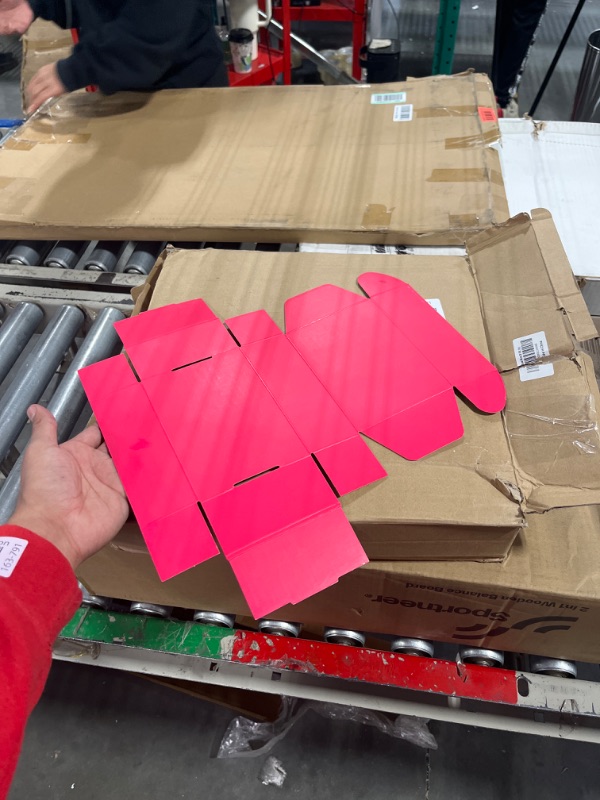 Photo 1 of 50 Pack 4"x6"x2" Shipping Boxes, Corrugated Cardboard Small Box Mailer, Shipping Boxes for Small Business for Gift Packing- TONESPAC (4"x6"x2", Hot-Pink)