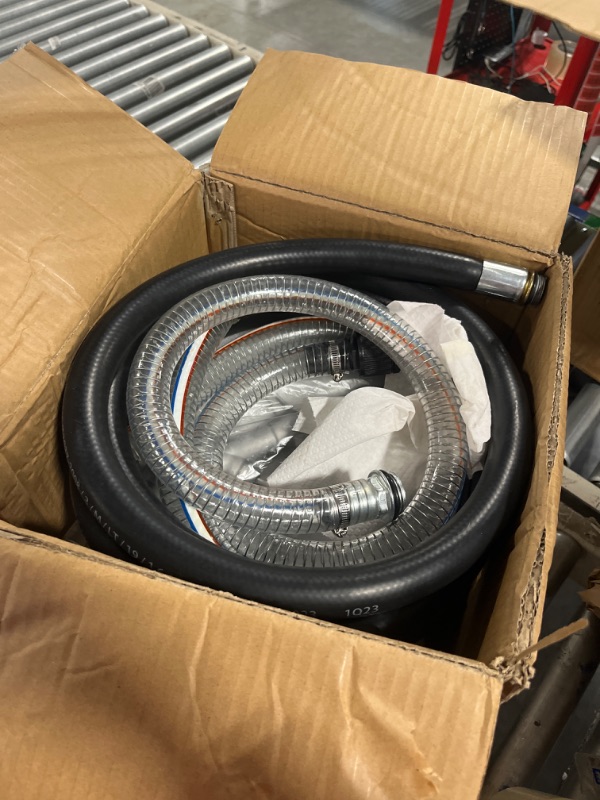 Photo 1 of 110V 550W Electric Oil Diesel Fuel Oil Transfer Pump W/Meter + 13ft Fuel Dispensing Hose+6.56ft Suction Hose