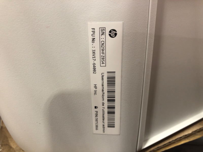 Photo 1 of HP DeskJet 2700 series All-in-One Wireless Color Inkjet Printer ***Ink Missing
