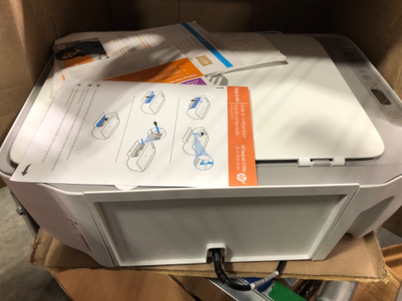 Photo 1 of HP DeskJet 2700 series All-in-One Wireless Color Inkjet Printer ***Ink Missing