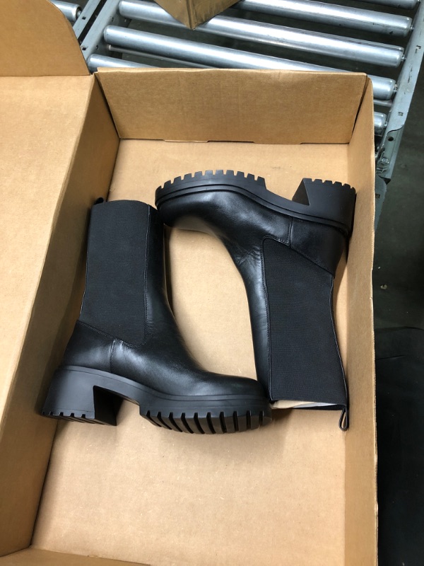 Photo 1 of Steve Madden Women's Hesitant Lug-Sole Chelsea Booties ***SIZE 9***