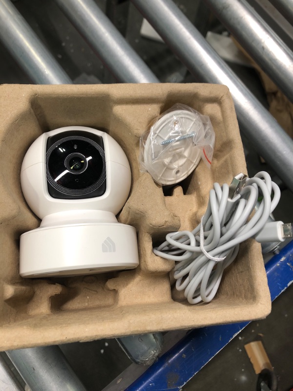 Photo 2 of Kasa Smart 2K Security Camera for Baby Monitor Pan Tilt, 4MP HD Indoor Camera with Motion Detection, Two-Way Audio, Night Vision, Cloud & SD Card Storage, Works with Alexa & Google Home (KC410S) Pan/Tilt Camera New 2K