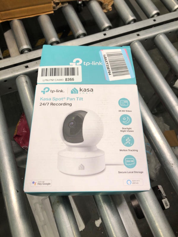 Photo 3 of Kasa Smart 2K Security Camera for Baby Monitor Pan Tilt, 4MP HD Indoor Camera with Motion Detection, Two-Way Audio, Night Vision, Cloud & SD Card Storage, Works with Alexa & Google Home (KC410S) Pan/Tilt Camera New 2K