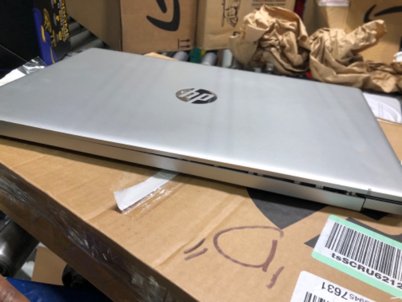 Photo 3 of HP Laptop, 17" HD+ Anti-Glare Screen, 11th Gen Intel Core i5-1135G7, Intel Iris Xe Graphics, Long Battery Life, Webcam, HDMI, Mics, Windows 11 Home, Silver, Microfiber Cloth (32GB RAM | 1TB SSD)
***minor damaged pictured ***