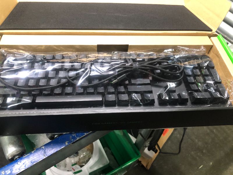 Photo 3 of Razer BlackWidow V4 Pro Wired Mechanical Gaming Keyboard • Yellow Switches - Linear & Silent • Doubleshot ABS Keycaps • Command Dial • Programmable Macros • Chroma RGB • Magnetic Wrist Rest