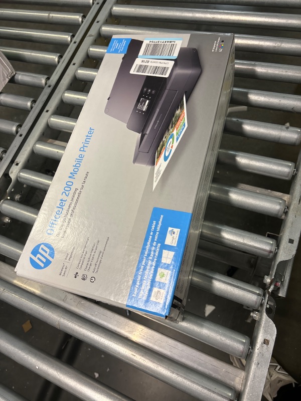 Photo 1 of HP OfficeJet 200 Portable Printer with Wireless & Mobile Printing (CZ993A) and XL Ink Cartridges - 4 Colors Printer + XL Ink