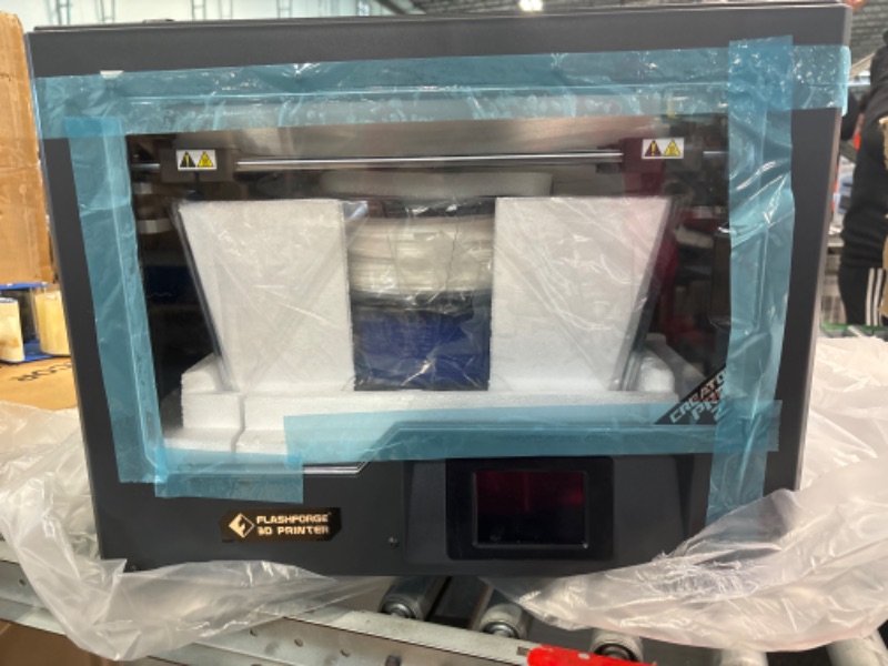 Photo 3 of FlashForge 3D Printer Creator Pro2, Independent Dual Extruder W/2 Spools, Metal Frame Structure, Acrylic Covers, Optimized Build Platform, Works with ABS and PLA