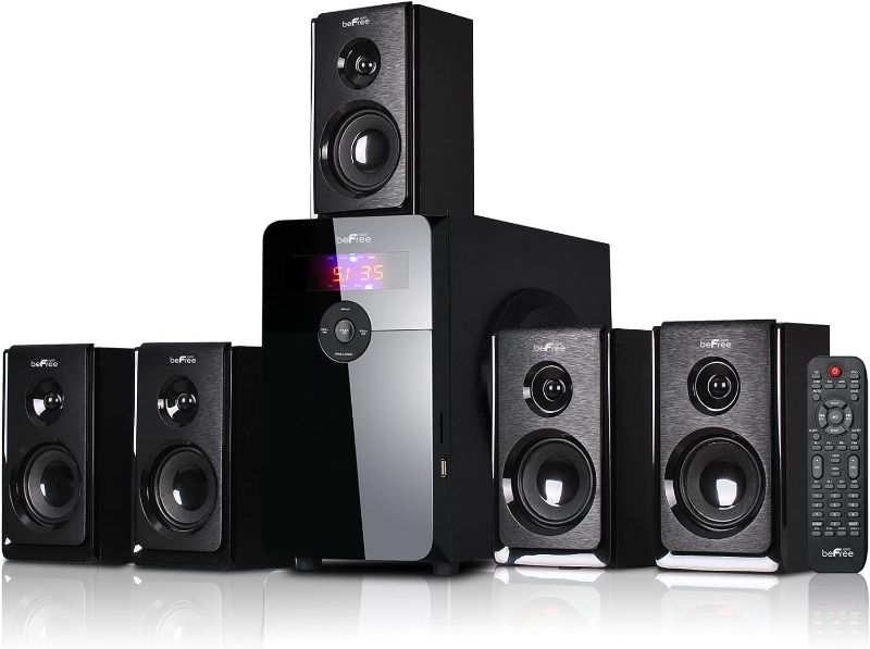 Photo 1 of beFree Sound 5.1 Channel Bluetooth Surround Sound Speaker System in Black