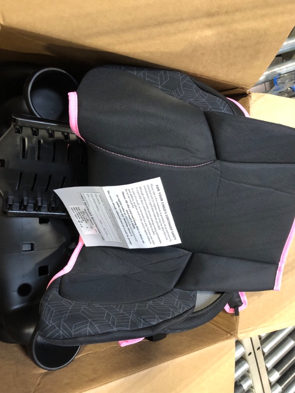 Photo 4 of Evenflo GoTime LX High Back Booster Car Seat High Back Terrain Pink