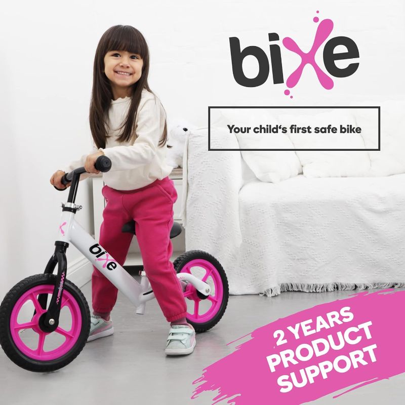 Photo 1 of Bixe: Pink (Lightweight - 4LBS) Aluminum Balance Bike for Kids and Toddlers - No Pedal Sport Training Bicycle - Bikes for 2, 3, 4, 5 Year Old