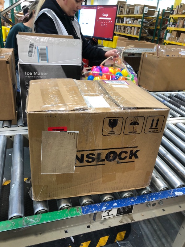 Photo 1 of ANSLOCK Drop Slot Safes Depository Safe, Security Keypad Cabinet Safes, 0.58 Cubic Ft Home Hotel security Safe Box with a Front Drop Slot for Cash, Bank Slips, Bills 0.58 Cubic Feet Drop Slot  ** Key doesn’t work** 