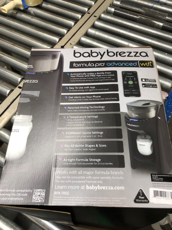 Photo 2 of ** USED MIXED HOUSING *** Baby Brezza Formula Pro Mini Baby Formula Maker – Small Baby Formula Mixer Machine Fits Small Spaces and is Portable for Travel– Bottle Makers Makes The Perfect Bottle for Your Infant On The Go Advanced, WiFi