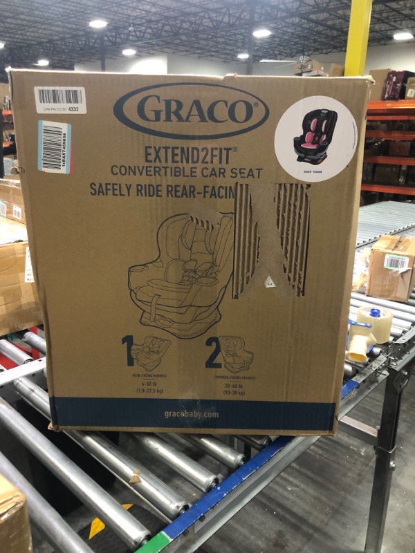 Photo 3 of Graco - Extend2Fit Convertible Car Seat, Kenzie