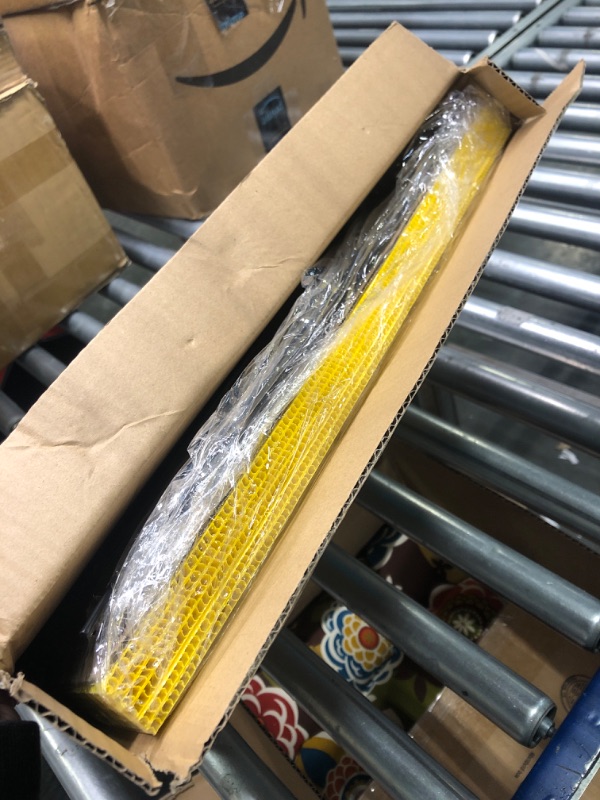 Photo 1 of 6 Pack Blank Corrugated Plastic Yard Signs with Stakes 17x12 for Outdoor, Garage Sale Supplies, Estate Sale, Open House, Birthday, Moving, Lawn, 4mm Thick, Neon Yellow