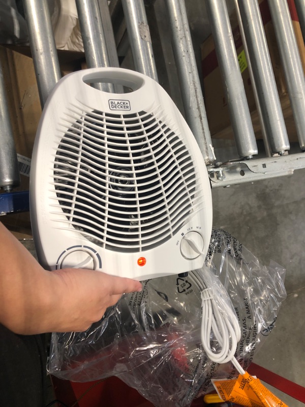 Photo 1 of 1,500-Watt Personal Desktop Heater (White)