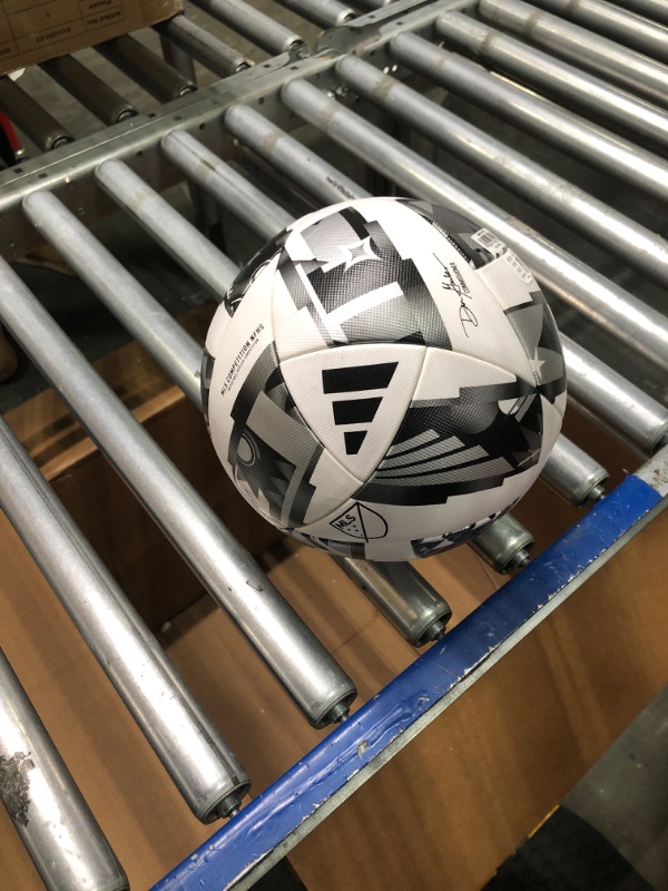 Photo 3 of adidas 2024 MLS Competition Nativo Soccer Ball White/Black/Silver Metallic 4