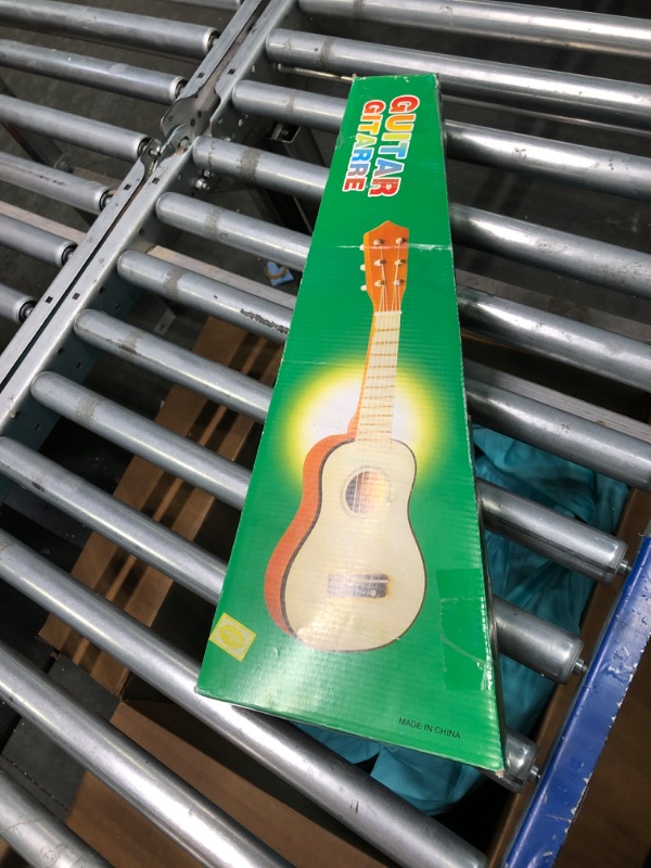 Photo 1 of balacoo Guitarra Children Guitar Toy- 21 Inch Acoustic Guitar, Wooden Guitar Plaything, Portable Guitar Toy, Kids Guitar Plaything, Small Size Guitar Toy for Children Kids, Sun Color Child Guitar Giallo
