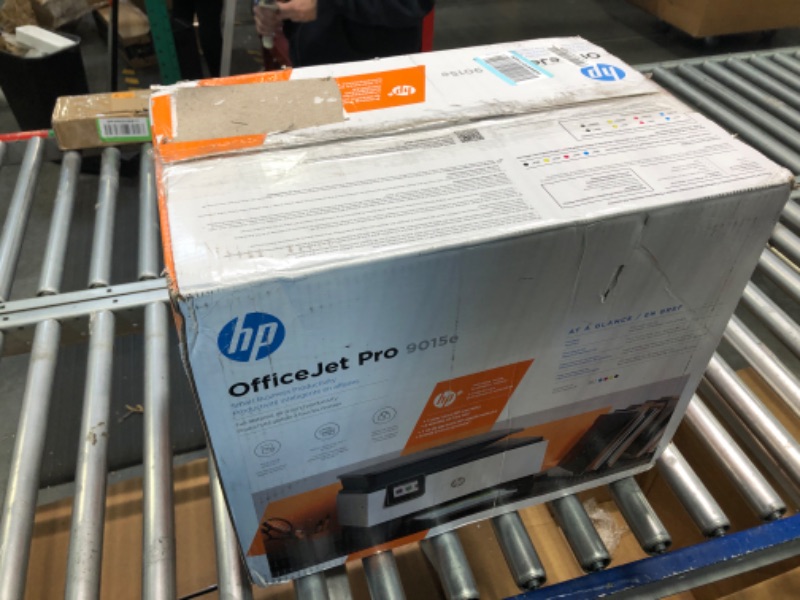 Photo 2 of HP OfficeJet Pro 9015e Wireless Color All-in-One Printer with bonus 6 months Instant ink with HP+ (1G5L3A),Gray